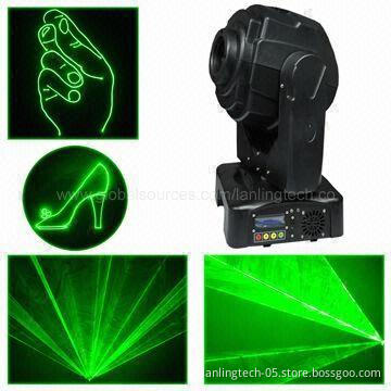500mW Green Moving-head ILDA Animation Laser Stage Party Light with DMX PC Control Mode